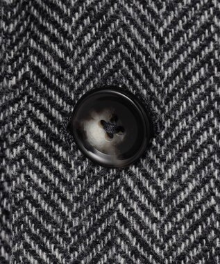 GOTAIRIKU 新色追加【一部ストレッチ】カシミヤブレンド 定番ツイードジャケット(25年モデル) グレー×ヘリンボーン