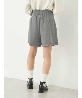 earth music&ecology ショートパンツ（千鳥柄） Hounds Tooth