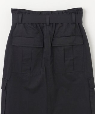 GRACE CONTINENTAL ツイルワークスカート ブラック