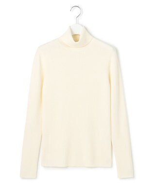 23区 S 【滝沢眞規子さん着用/WEB限定カラーあり】ウーステッドウール リブタートル ニット ホワイト系