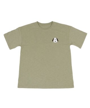 PET PARADISE スヌーピー お揃い フェイス Ｔシャツ オーナー用 カーキ