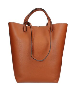 INTER-CHAUSSURES 【ANDREA CARDONE】シュリンクレザートート ブラウン