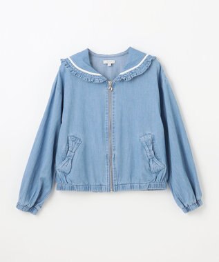ANY KIDS セーラーカラーブルゾン ブルー