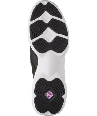 ASICS WALKING ゲルラシーロ SN E相当 ブラック系