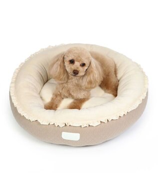 PET PARADISE ペットパラダイス　レースキルトカドラー 小型犬 ベージュ