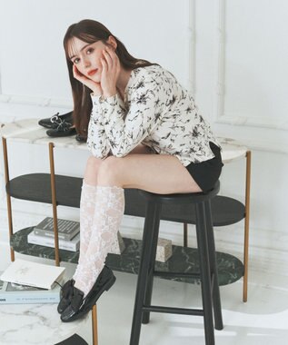Bridget Birkin 【Bridget Birkin】ラウンドリボンローファー ブラックエナメル