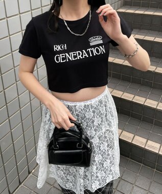 WEGO グラフィックちびT ブラック