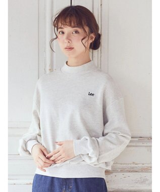 earth music&ecology Ｌｅｅ×ｅ．ｍ．ａ．ｅ．バックプリントプルオーバー Oatmeal