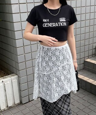 WEGO グラフィックちびT ブラック