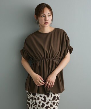 CRAFT STANDARD BOUTIQUE ショルダードロストチュニック Brown