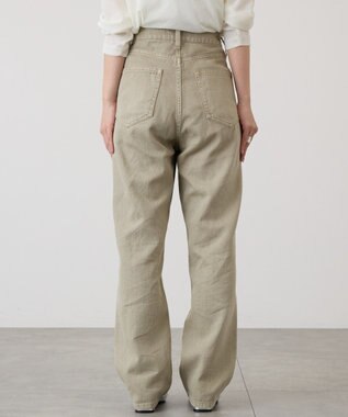 AMERICAN HOLIC ルーズストレートカラーデニムパンツ Light Khaki