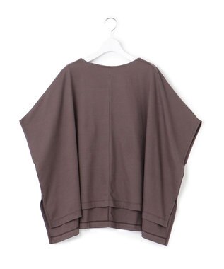 J.PRESS YORK STREET 【WOMEN】ファブリックスリーブ プルオーバー ブラウン系