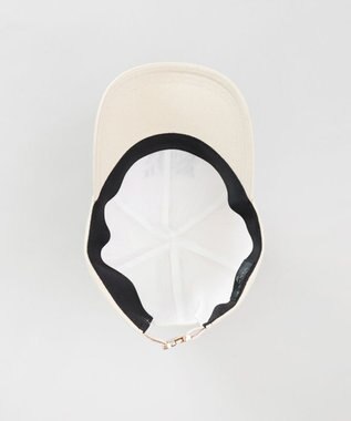 AURORA 【 LANVIN COLLECTION（ランバン コレクション） 】ＪLロゴ刺しゅうキャップ ベージュ