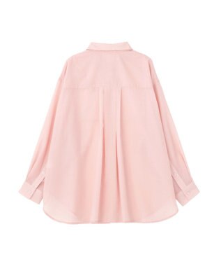 AMERICAN HOLIC 【イージーケア】シアーラウンドシャツ Pink