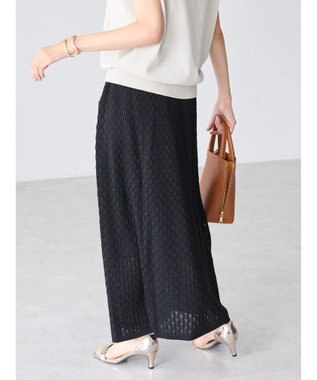 AMERICAN HOLIC レース編みスカート Black