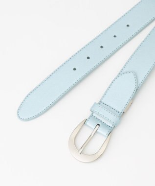 23区GOLF 【WOMEN】グラデーション合皮ロゴベルト スカイブルー系
