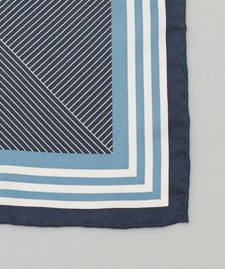 GOTAIRIKU 【日本製】シルク100% ポケットチーフ_25年春夏限定色 ブルー系8