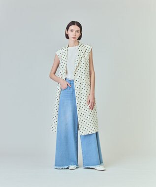 GRACE CONTINENTAL ドットジレドレス キナリ