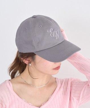 earth music&ecology 【UVカット】アソートロゴCAP Gray