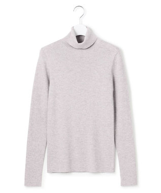 23区 S 【滝沢眞規子さん着用/WEB限定カラーあり】ウーステッドウール リブタートル ニット ベージュ系