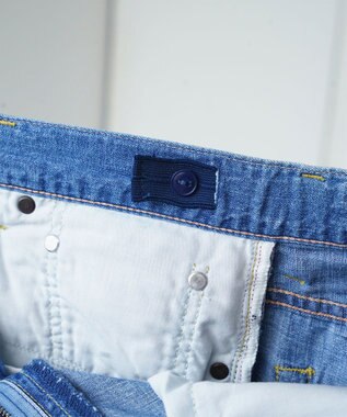 caqu FS linen tapered straight リネンテーパードストレートデニム 3years