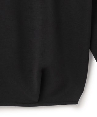 UNFILO L BEAUTY FORM JERSEY ソフト コクーンプルオーバー ブラック