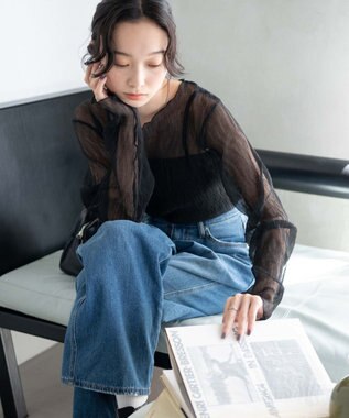 WEGO シアープリーツメロウロンT ブラック