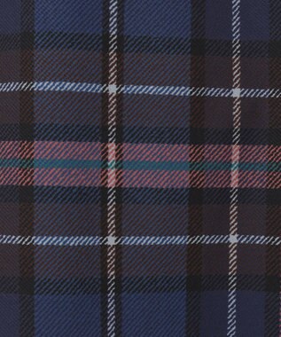 23区GOLF 【MEN】ＴＥＸＢＲＩＤ チェック柄  べーシックシルエットパンツ ネイビー系3