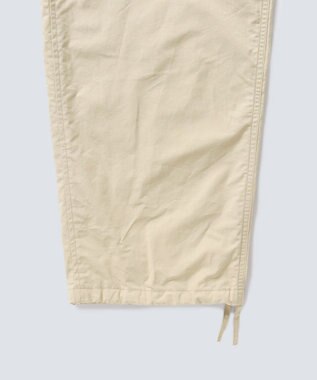 WHITE MAILS 【ユニセックス/軽量】COTTON PAPER  POPLIN DRAWSTRING ミリタリーパンツ ベージュ