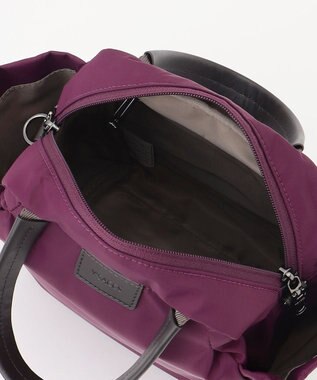Y'SACCS 【ナイロンタフタ】トラベル2WAYミニボストン パープル