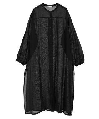 CRAFT STANDARD BOUTIQUE ヴィンテージボイル羽織ワンピース Black