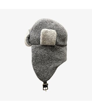 林八百吉商店 un chapeau オリジナルボアアビエイター グレー