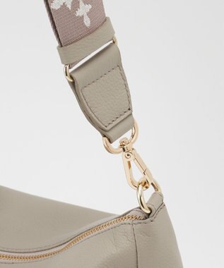 russet エンボスモノグラム2WAYショルダーバッグ(CE-1692) GrayBeige