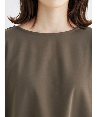 Green Parks ジョーゼットドルマンカットプルオーバー Khaki