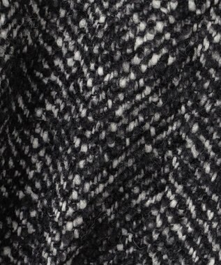 #Newans 【セットアップ可能】裏地キュロットツイードスカート グレー