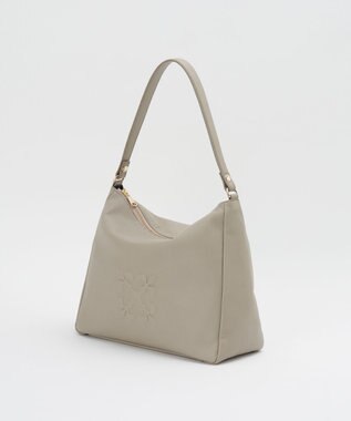 russet エンボスモノグラム2WAYショルダーバッグ(CE-1692) GrayBeige