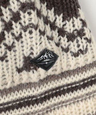 JOSEPH ABBOUD MOUNTAIN 【ペルー素材使用】ハイランドウール カウチン ジップ ニット ベージュ系7