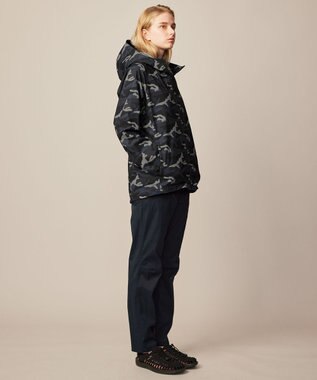 JOSEPH ABBOUD MOUNTAIN 【ストレッチ/軽量/撥水/ポケッタブル】エンボスカモフラージュ パーカー ネイビー系6