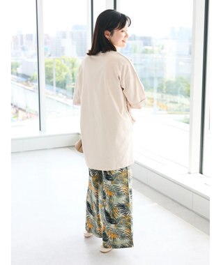 CRAFT STANDARD BOUTIQUE シルケット天竺　スクエアＰＴ　ＢＩＧ　Ｔｅｅ　Ｓ／Ｓ Gray Beige