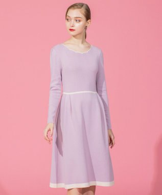 TOCCA 【洗える！】CLOUDY KNIT DRESS ニットドレス ピンク系