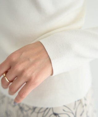 YECCA VECCA ハイネックリブニット Ivory