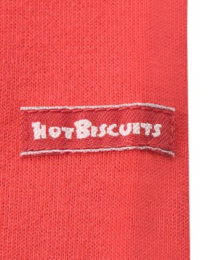 MIKI HOUSE HOT BISCUITS 【70-120cm】【Everyday Series】ワンポイント 長袖Tシャツ コーラルピンク