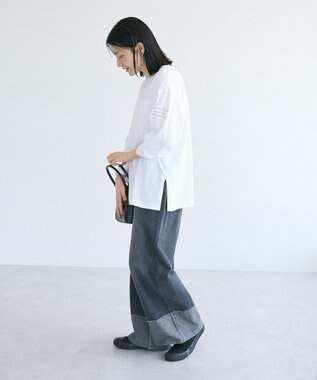 CRAFT STANDARD BOUTIQUE ワンポイント刺繍長袖チュニック White