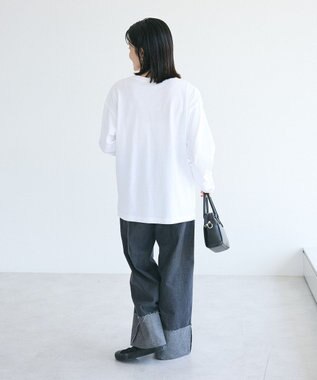 CRAFT STANDARD BOUTIQUE ワンポイント刺繍長袖チュニック White