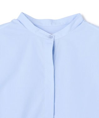 UNFILO 【新色追加】ボリュームスリーブ ブラウス サックス