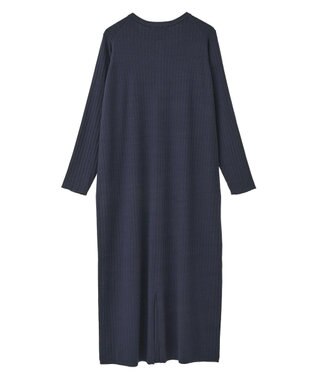 AMERICAN HOLIC バイパチリブヘンリーニットワンピース Navy