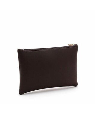 A.D.M.J. 【魔法の様に軽い】マジックライト/イタリアンファブリックステッチ刺しゅうフラットポーチ2セット(S・M) マルーン