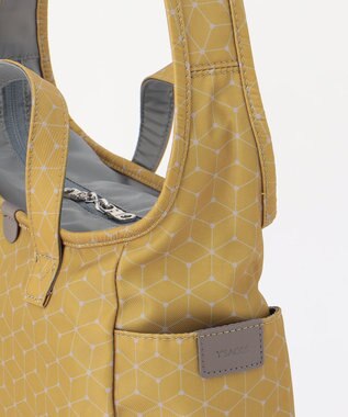 Y'SACCS キュービック×ポイントドット　2WAYトート＆ショルダー　Sサイズ イエロー