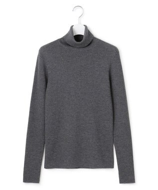 23区 S 【滝沢眞規子さん着用/WEB限定カラーあり】ウーステッドウール リブタートル ニット グレー系