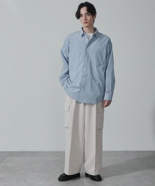 WEGO 【ウエストゴム】スーパーバギーカーゴスラックス ライトベージュ